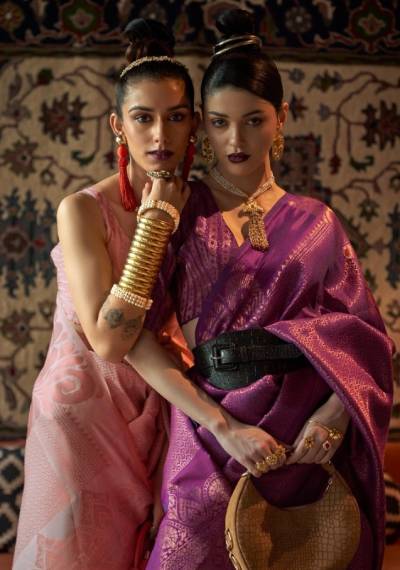 Kamani Silk By Rajbeer Silk Designer Partywear Saree Collection